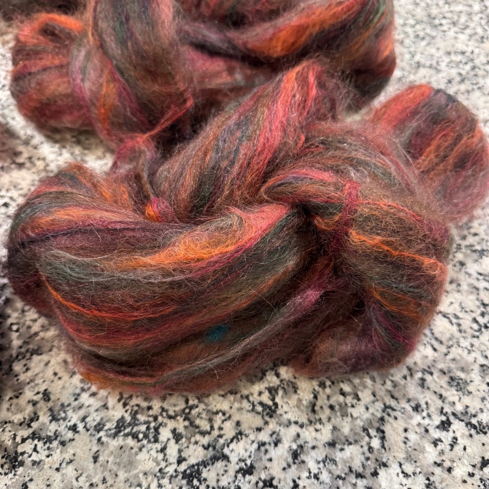 Brunswick Impressions Hand Dyed Mohair Yarn Costa Rica Ombre 4505 6 Hanks - Picture 3 of 3